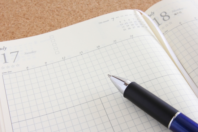 スケジュール細分化管理で、時間を捻出する